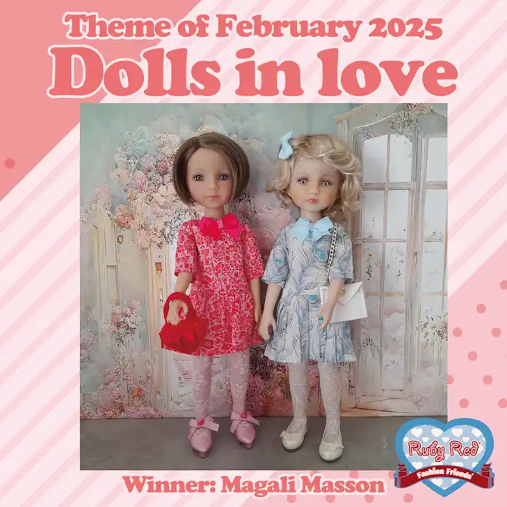 Ruby Red Fashion Friends Dolls - Photo of the month winner - Feb 2025